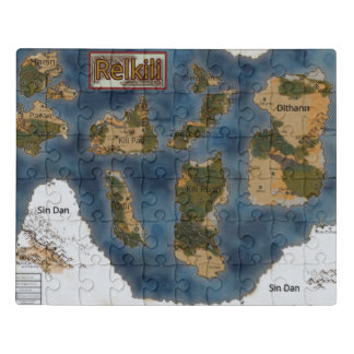 Relkili Steel Relkili Map Cover Art Jigsaw Puzzle