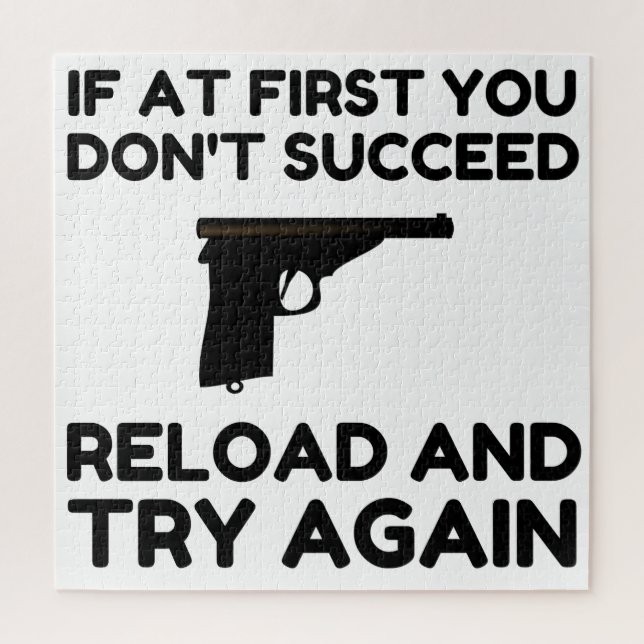 Reload Gun Jigsaw Puzzle (Vertical)