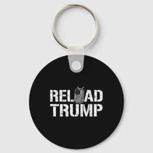 Reload Trump Veteran For Trump Keychain