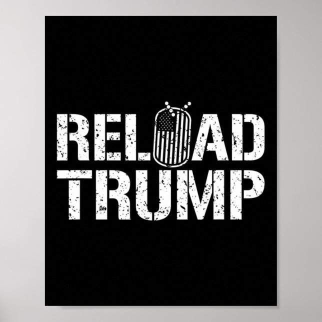 Reload Trump Veteran For Trump  Poster (Front)