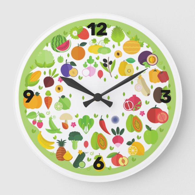 Relógio de parede para cozinha large clock (Front)