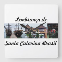 Relogio lembrança de Santa Catarina Brasil