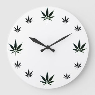 Relogio time weed large clock