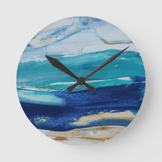Reloj Blue Monticelli Art Round Clock