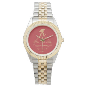 Reloj charra quinceanera, red watch wester