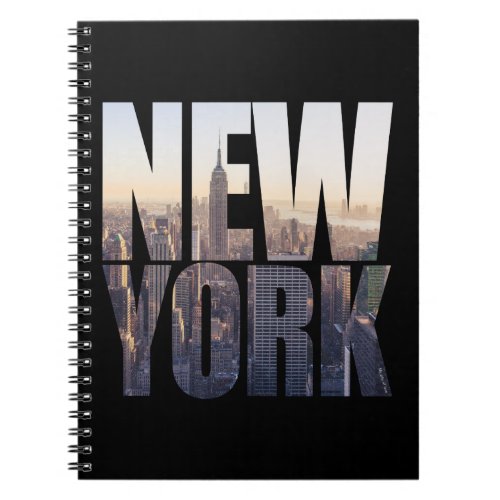 Reloj Cuadrado Camiseta New York _ My city of love Notebook
