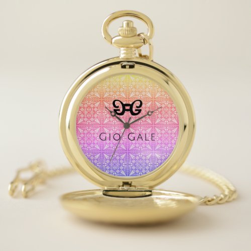 Reloj de bolsillo _ GIO GALE gold Pocket Watch