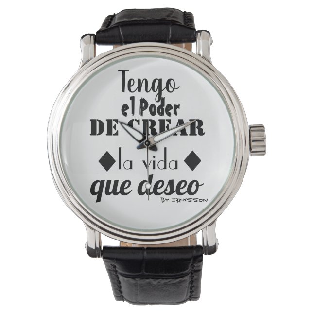 Reloj de Mano Motivacional Watch (Front)