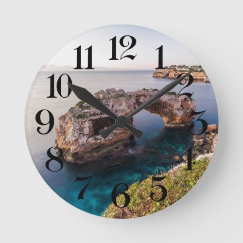 reloj de pared de Es Ponts en Mallorca Round Clock