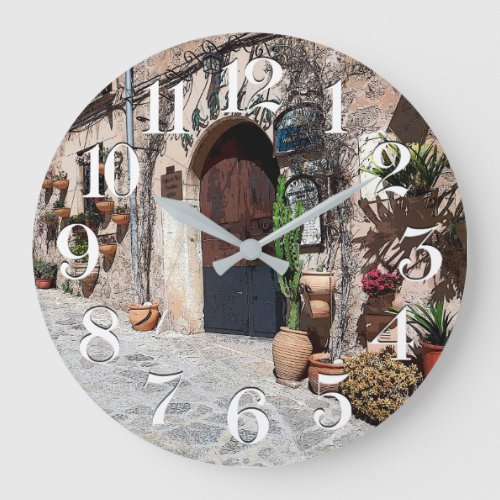 reloj de pared de Valldemossa en Mallorca Large Clock
