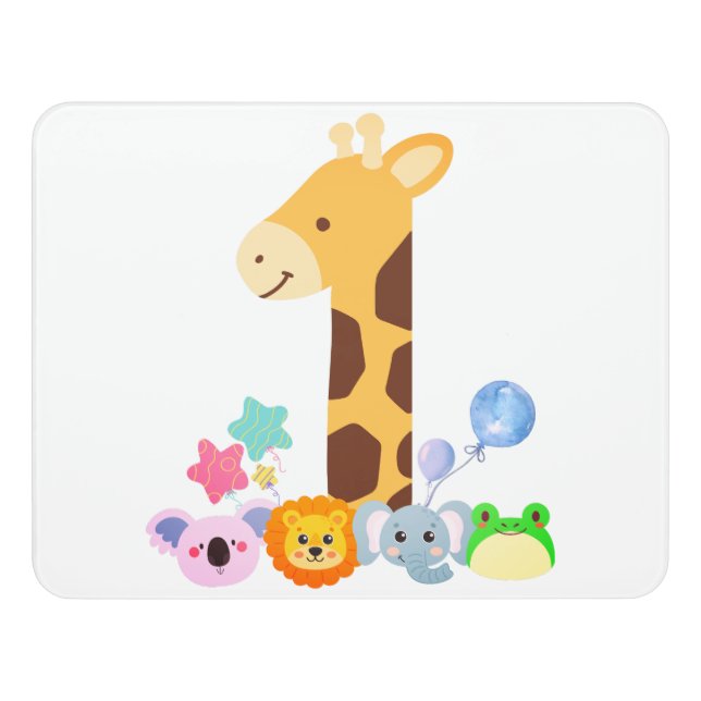 Reloj de pared door sign (Contemporary Front)