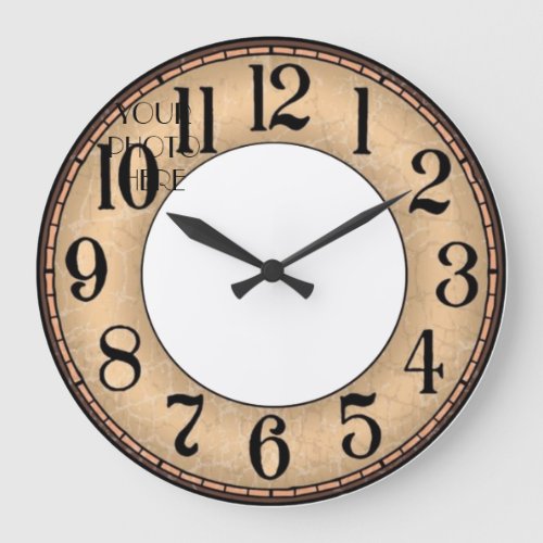 Reloj de pared personalizable fondo beit large clock