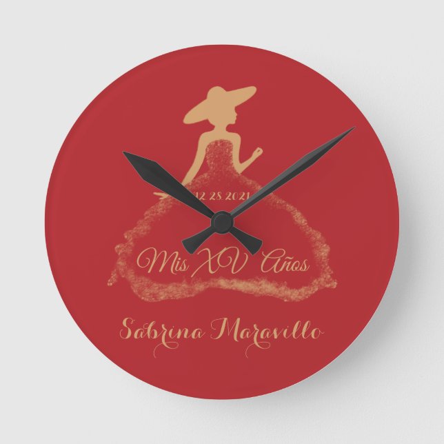 Reloj de pared round clock (Front)