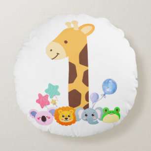 Reloj de pared round pillow