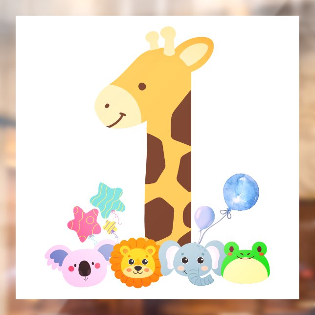 Reloj de pared window cling (Sheet 2)