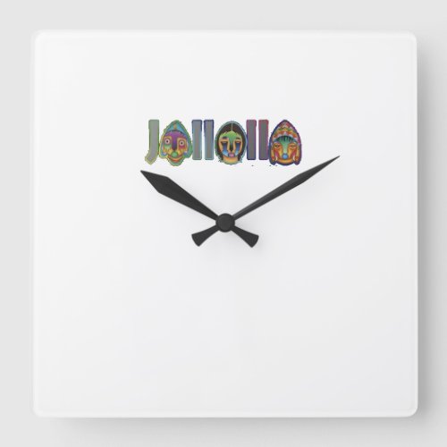 Reloj jallalla square wall clock