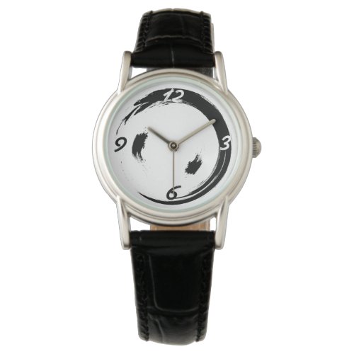 Reloj moderno en blanco y negro watch