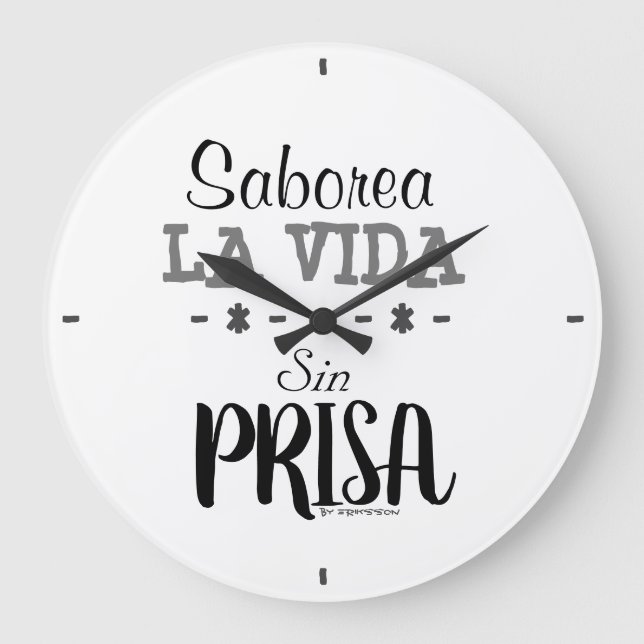 Reloj motivacional large clock (Front)