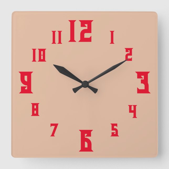 RELOJ SQUARE WALL CLOCK (Front)