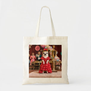 Reluctant Chihuahua Beauty Pageant Winner Tote Bag