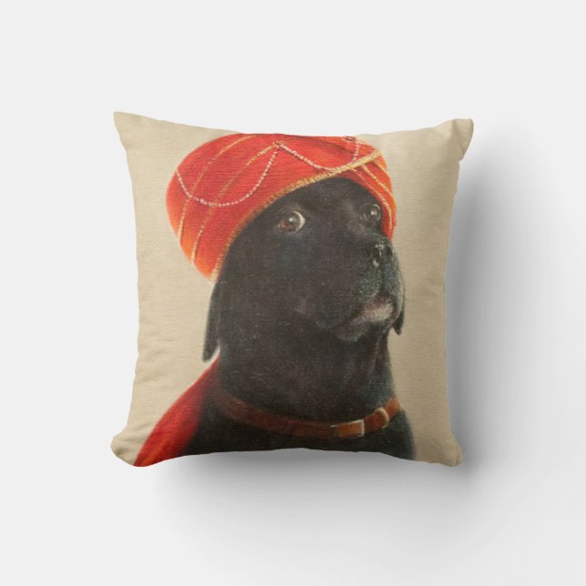 Reluctant Maharaja 2010 Throw Pillow (Front)