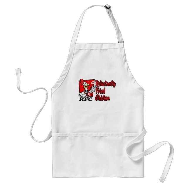 Reluctantly Fried Chicken Adult Apron (Front)