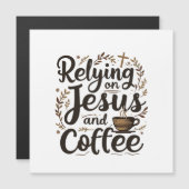 Relying on Jesus and Coffee Caffeine Lover (Front/Back)