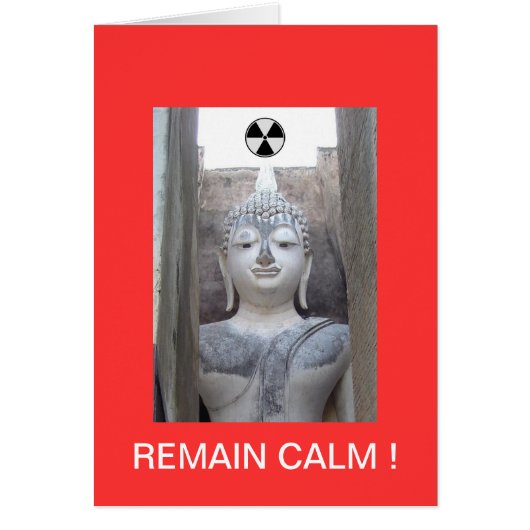 REMAIN CALM ! CARDS (Front)