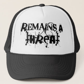 Remains_a_threat_logo-hat Trucker Hat