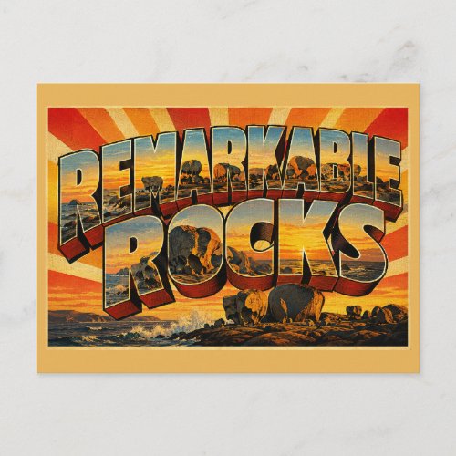 Remarkable Rocks SA Australia Granite Formation Postcard