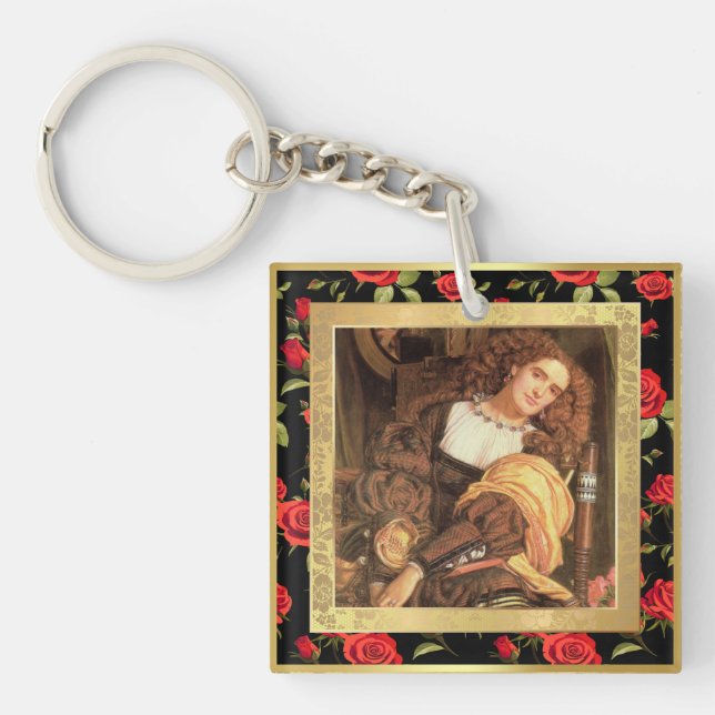 Remastered Il Dolce far Niente William Holman Hunt Keychain (Front)
