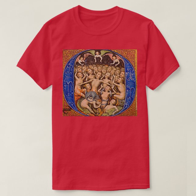 Remastered Lochner Stefan 14101451 Souls in Purgat T-Shirt (Design Front)