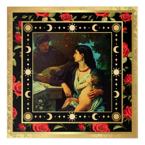 Remastered Mandolin Player by Anselm Feuerbach Acrylic Print