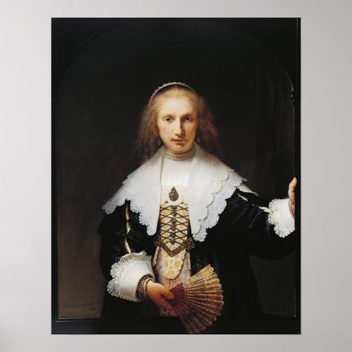 Rembrandt _ Agatha Bas Poster