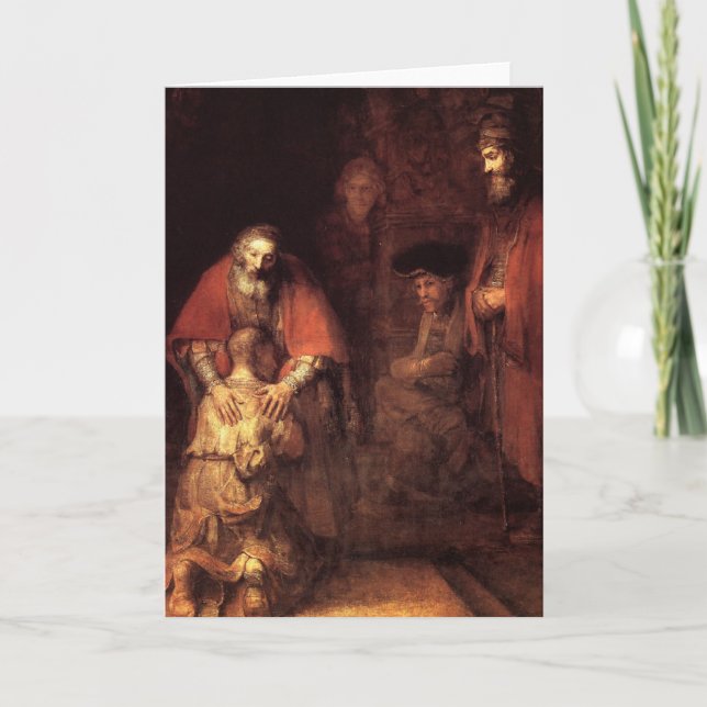 Rembrandt Art Painting Card (Front)