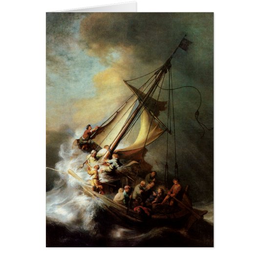 Rembrandt Art Painting Christ in the Storm (Front)