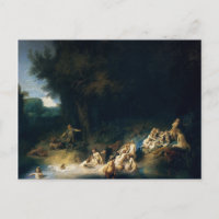 Rembrandt Art Painting Diana Bathing