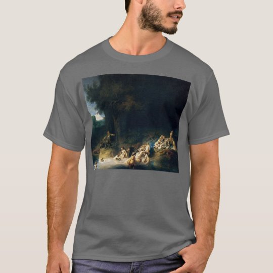 Rembrandt Art Painting Diana Bathing T-Shirt