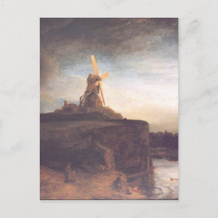 Rembrandt Art Painting Postcard