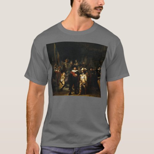 Rembrandt Art Painting The Nightwatch T_Shirt