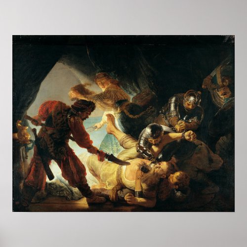 Rembrandt _ Blinding Of Samson Poster