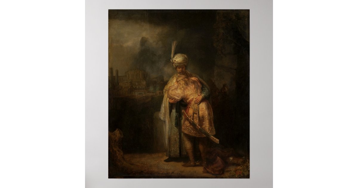 Rembrandt David and Jonathan Poster Zazzle