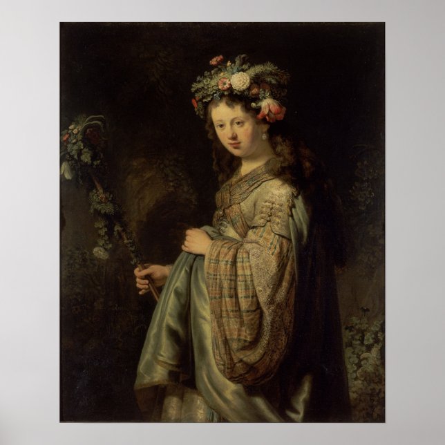 Rembrandt - Flora Poster (Front)