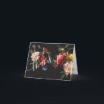 Rembrandt Floral Dark and Moody thank you note<br><div class="desc">Elegant Rembrandt inspired Dutch master floral botanical arrangement against a black background. You can change the wording to fit your needs. Wonderful for an elegant thank you note! Need help with the layout,  just email me at tkatz@me.com</div>