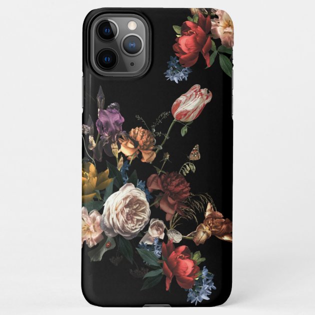 Rembrandt Floral Dutch Master Dark Moody iPhone Case Zazzle