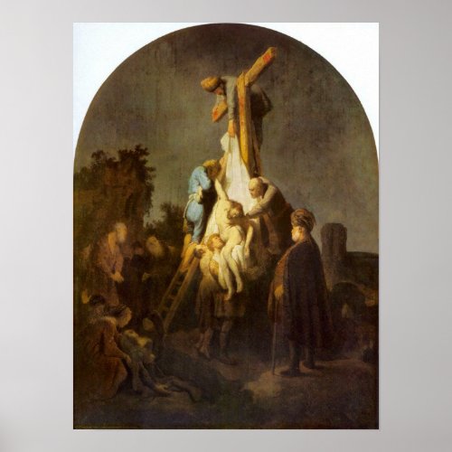 Rembrandt Harmenszoon van Rijn _ Crucifixion Poster