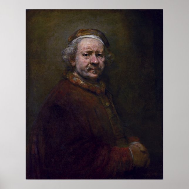Rembrandt Harmenszoon van Rijn - Self-portrait Poster (Front)