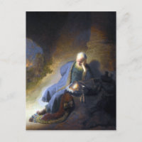 Rembrandt Jeremiah Lamenting the Destruction