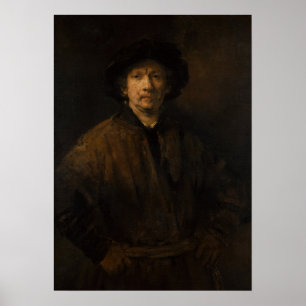 Rembrandt - Large Self-Portrait Poster