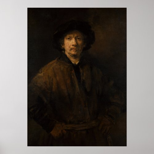 Rembrandt _ Large Self_Portrait Poster